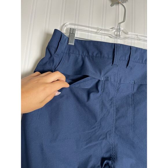 Stio Golf Chino Shorts With Pockets Men's Size 36 Blue Gorpcore Outdoor Wear - Picture 6 of 10